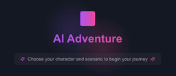 Narrative LLM/Flux Game Engine
